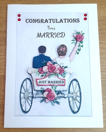 Wedding couple by Margaret Scott