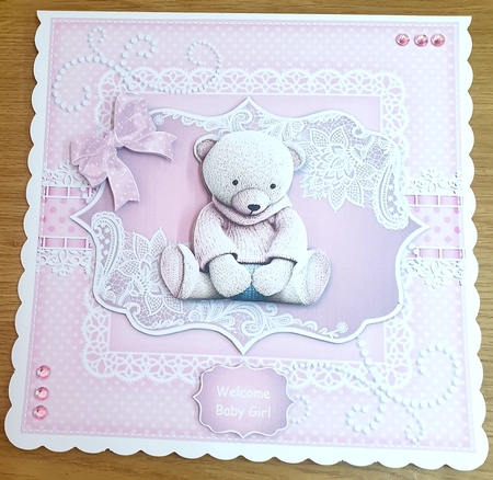 Baby Girl Teddie Mini Kit by Margaret Scott