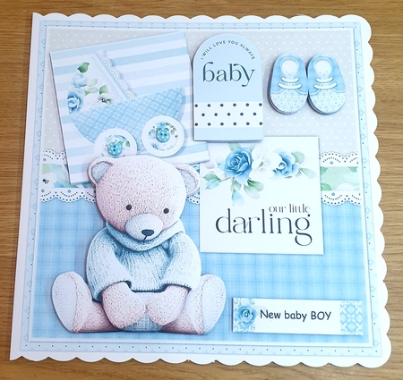 Baby Boy Teddie Mini Kit by Margaret Scott