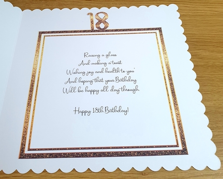 18th Birthday Inserts by Margaret Scott
