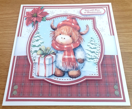 HAPPY CHRISTMAS COWS by Margaret Scott