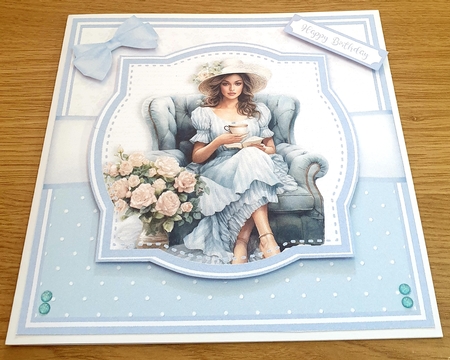 PRETTY IN BLUE by Margaret Scott