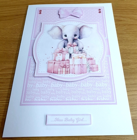 NEW BABY GIRL - bumper kit by Margaret Scott