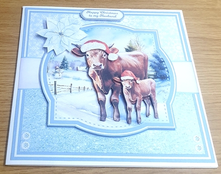 CHRISTMAS COWS  by Margaret Scott