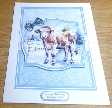 CHRISTMAS COWS  by Margaret Scott
