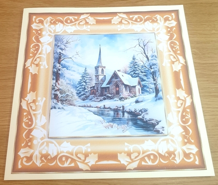 Beautiful winter church 2 by Margaret Scott