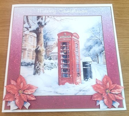 Red Telephone Box BG by Margaret Scott