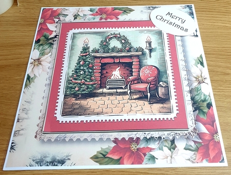 Mixed Vintage Christmas Stamps 3 Multi Topper Kit by Margaret Scott