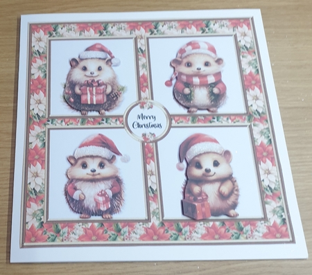 Cute Holiday Hedgehogs Mini Kit by Margaret Scott