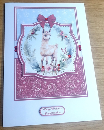 CHRISTMAS ALPACAS by Margaret Scott