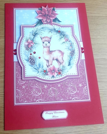 CHRISTMAS ALPACAS by Margaret Scott