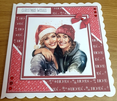 Two Special Girls at Christmas by Margaret Scott