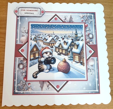 Christmas In Meow Town Mini Page Kit by Margaret Scott