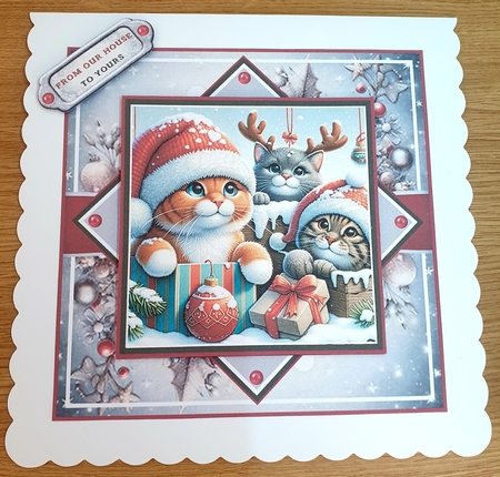 Christmas In Meow Town Mini Page Kit by Margaret Scott