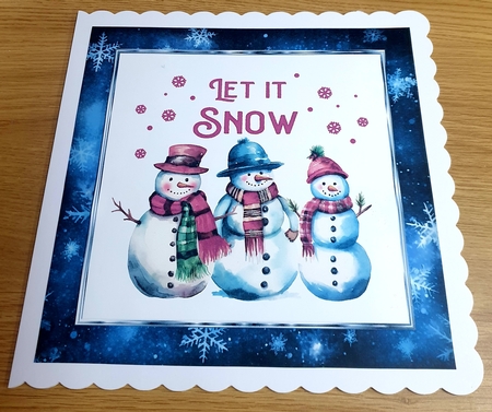 8x8 Snowflake Frames & Co-ordinating Papers Set 1 by Margaret Scott