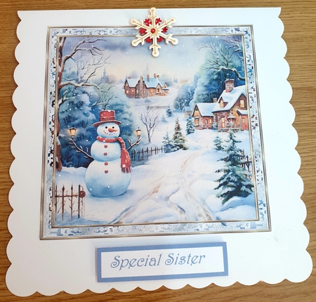 Christmas scene toppers by Margaret Scott