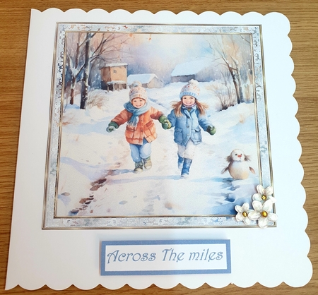 Christmas scene toppers by Margaret Scott
