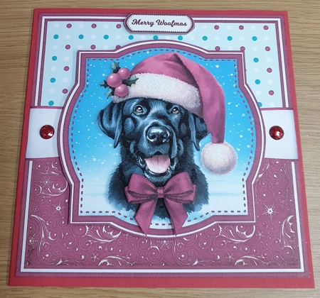 BLACK LABRADORS CHRISTMAS BUMPER KIT by Margaret Scott