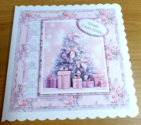 Festive Winter 5 to 8 Bumper Kit: Four 7 x 7 Card MiniKits, 32 Sheets by Margaret Scott