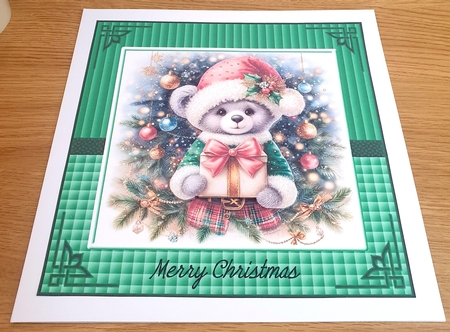 Teddy Christmas Gift 2 by Margaret Scott