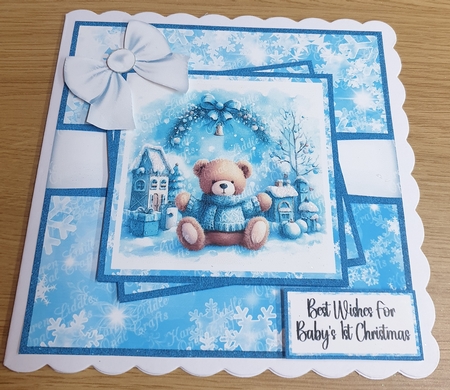 Babys 1st Christmas 3 by Margaret Scott