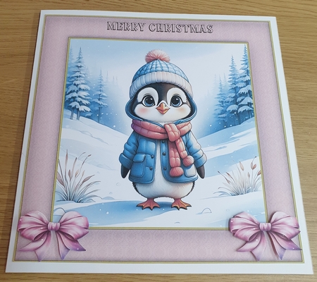 Cute Winter Penguins by Margaret Scott