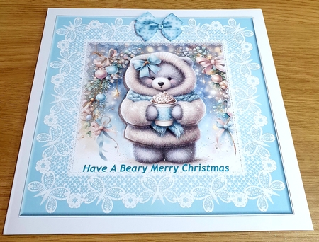 Butterfly Lace Frames-Winter Wonderland by Margaret Scott