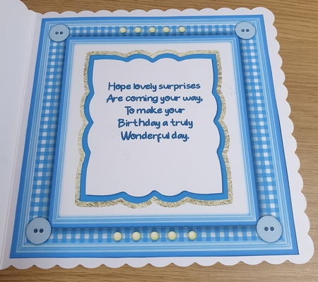 8x8 Mini Kit, Beautiful Blue Nursery Ted by Margaret Scott