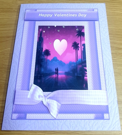20 Lavender Field A5 Frames 2 by Margaret Scott
