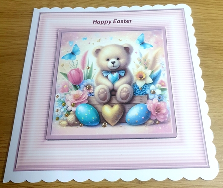 Easter Teddy by Margaret Scott