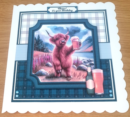 5x7 & 6x6 - CHEERS by Margaret Scott