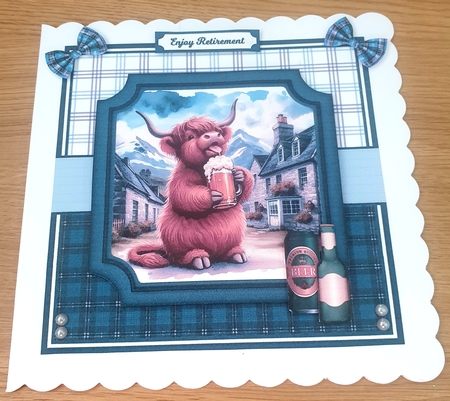 5x7 & 6x6 - CHEERS by Margaret Scott