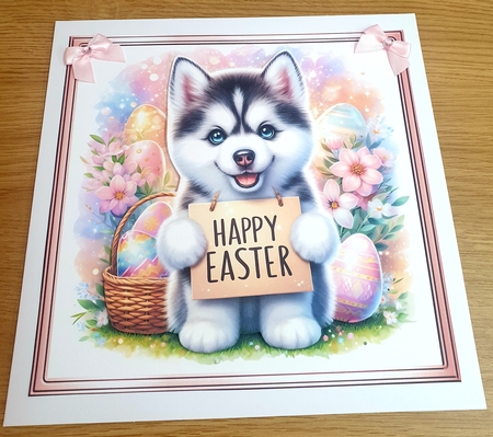 Have a woofy Easter 4x4 toppers by Margaret Scott