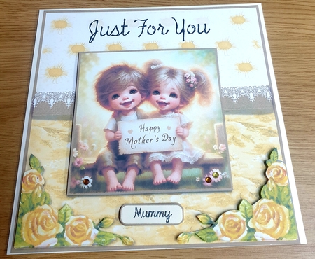 Mothers Day Girl and Boy by Margaret Scott