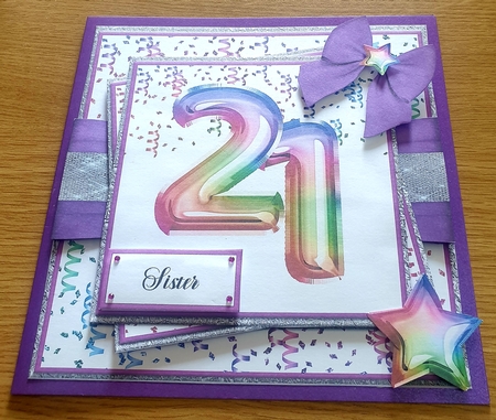 Bright Rainbow Foil Numbers by Margaret Scott