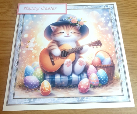 Easter kittens toppers 4x4 by Margaret Scott