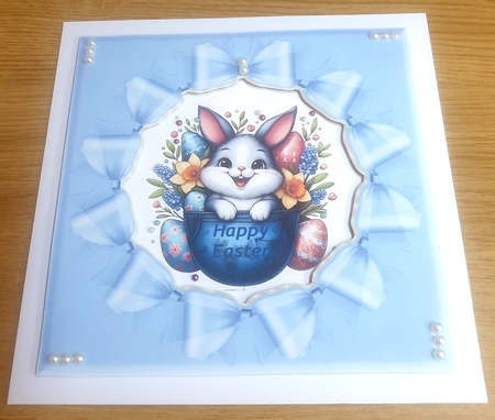 Circular Bow Background Frames- Easter Morn by Margaret Scott