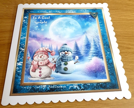 Pastel Winter Scene by Margaret Scott