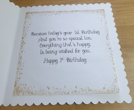Birthday inserts 1-10 set 2 by Margaret Scott