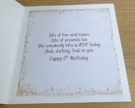 Birthday inserts 1-10 set 2 by Margaret Scott