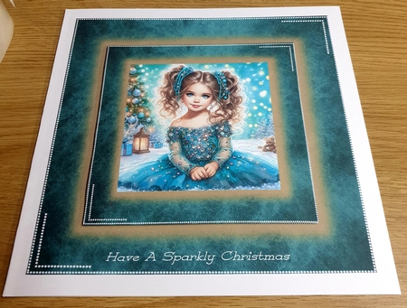 Christmas Sparkle GIrl 1 by Margaret Scott