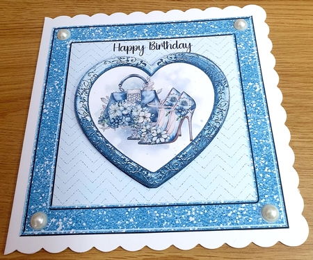 Shoes & Handbag Quick Card Front by Margaret Scott