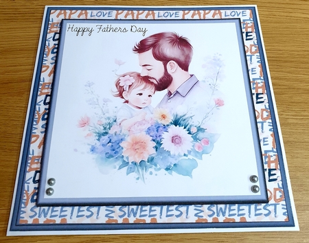 6x6 Dads Life Frames 1-6 in PNG by Margaret Scott