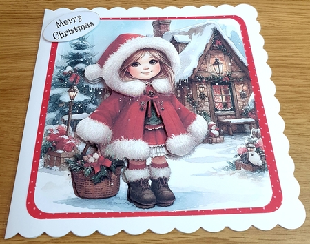 Christmas girl 2 by Margaret Scott