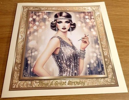 6x6 Glitter Gold Damask Frames 1-6 in PNG by Margaret Scott