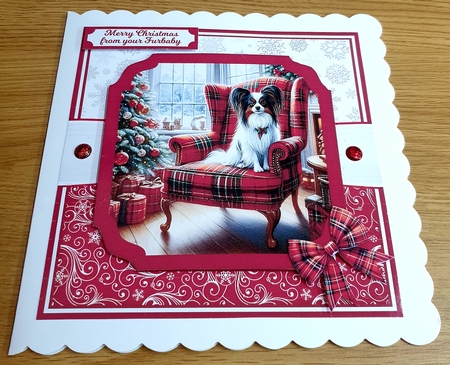 CHRISTMAS PAPILLONS by Margaret Scott