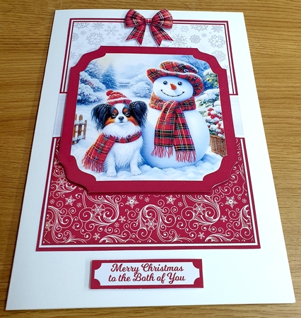 CHRISTMAS PAPILLONS by Margaret Scott
