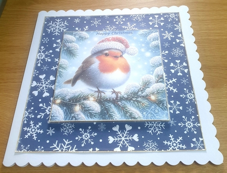 Festive Robins by Margaret Scott