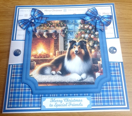 CHRISTMAS SHETLAND SHEEPDOGS by Margaret Scott