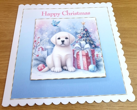 Sweet Christmas Pups 1 by Margaret Scott